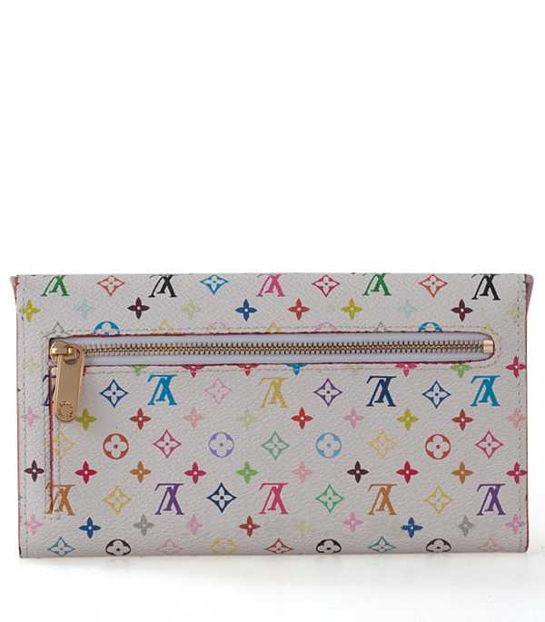 1:1 Copy Louis Vuitton Monogram Multicolore Eugenie Wallet N93736 Replica